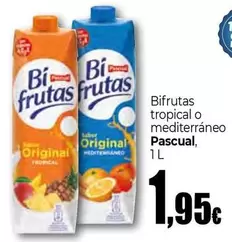 Oferta de Pascual - Bifrutas Tropical O Mediterraneo por 1,95€ en Unide Supermercados