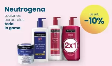 Oferta de Neutrogena - Lociones Corporales  en Clarel