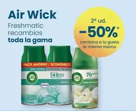 Oferta de Air Wick - Freshmatic Recambios Toda La Gama en Clarel