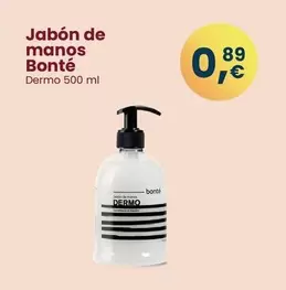 Oferta de Bonté - Jabon De Manos por 0,89€ en Clarel