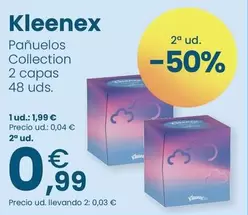 Oferta de Kleenex - Panuelos Collection 2 Capas por 1,99€ en Clarel