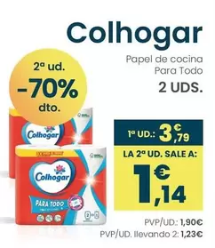 Oferta de Colhogar - Papel De Cocina Para Todo por 3,79€ en Clarel