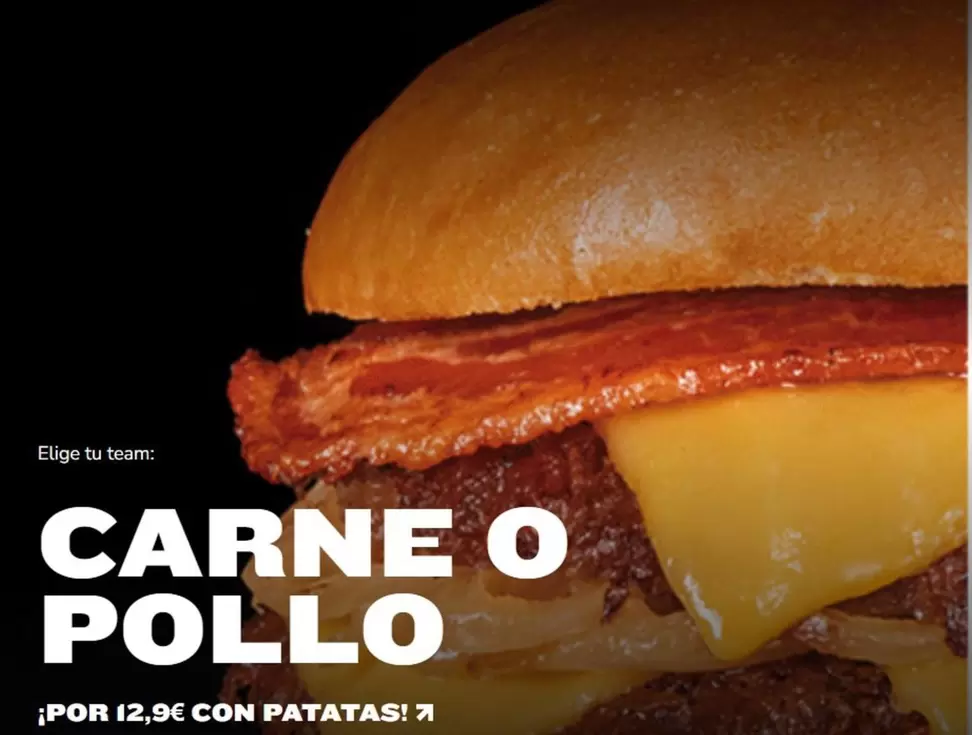 Oferta de Team - Carne O Pollo por 12,99€ en Goiko Grill