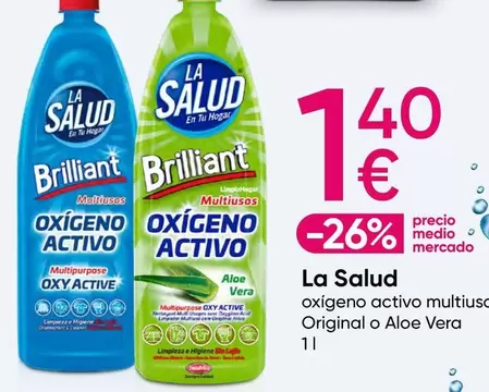 Oferta de La salud - Oxígeno Activo Multiusos Original O Aloe Vera por 1,4€ en Pepco