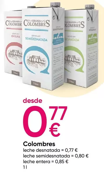 Oferta de Leche Desnatada por 0,77€ en Pepco