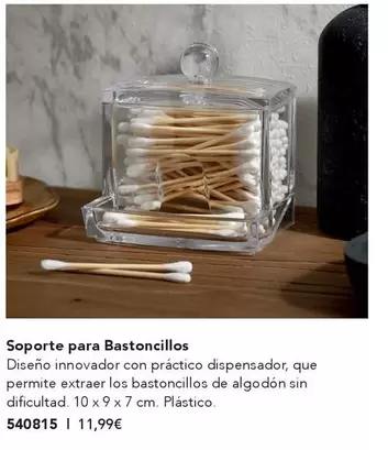 Oferta de Soporte Para Bastoncillos por 11,99€ en AVON