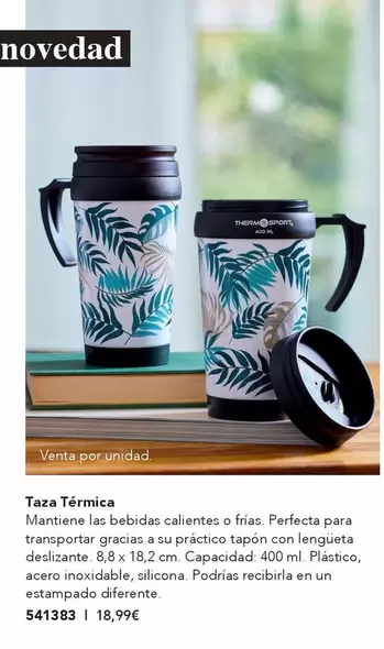 Oferta de Taza Termica por 18,99€ en AVON