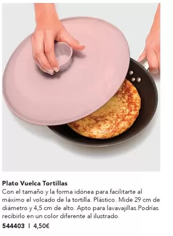 Oferta de Plato Vuelca Tortillas por 4,5€ en AVON