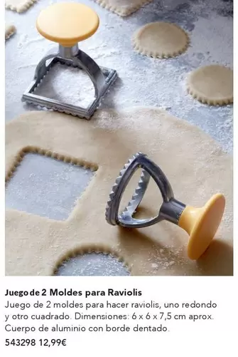 Oferta de Juego De 2 Moldes Para Raviolis por 12,99€ en AVON