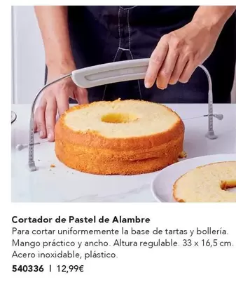 Oferta de Cortador De Pastel De Alambre por 12,99€ en AVON