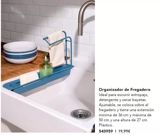 Oferta de Organizador De Fregadero por 19,99€ en AVON