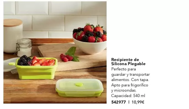 Oferta de Recipiente De Silicone Plegable por 10,99€ en AVON