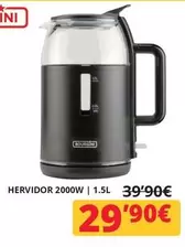 Oferta de Hervidor 2000w por 29,9€ en Dynos Informática