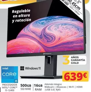 Oferta de Gold - Procesador Intel Core I5 por 639€ en Dynos Informática