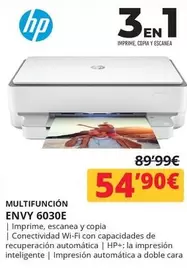 Oferta de HP - Multifuncion Envy 6030E por 54,9€ en Dynos Informática