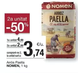 Oferta de Nomen - Arros Paella por 4,99€ en BonpreuEsclat