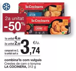 Oferta de La Cocinera - Crestes De Carn O Tonyina por 4,99€ en BonpreuEsclat