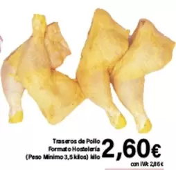 Oferta de Traseros De Pollo Formato Hostelaria por 2,6€ en Cash Ifa