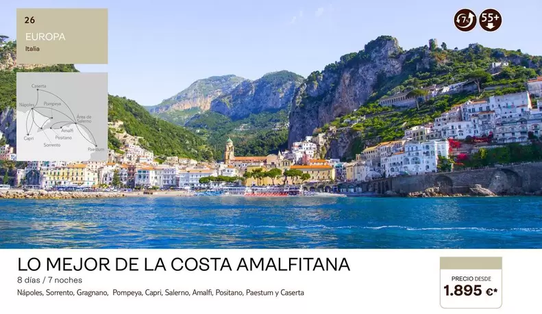 Oferta de Capri - Lo Mejor De La Costa Amalfitana por 1895€ en Tui Travel PLC