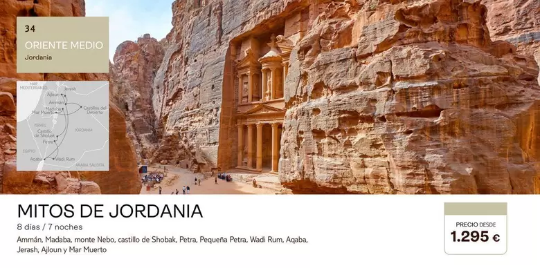 Oferta de Castillo - Mitos De Jordania por 1295€ en Tui Travel PLC