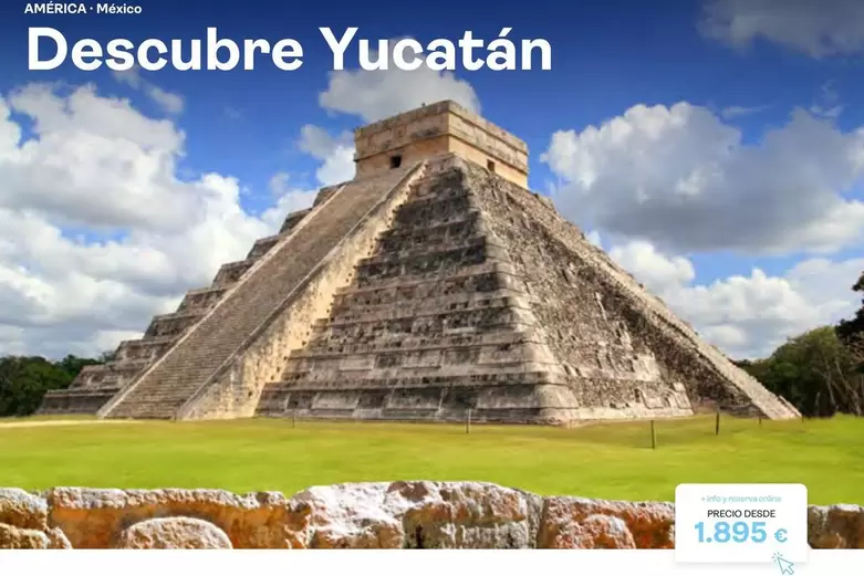 Oferta de Anviercas M6630 Descubre Yucatán por 1895€ en Tui Travel PLC