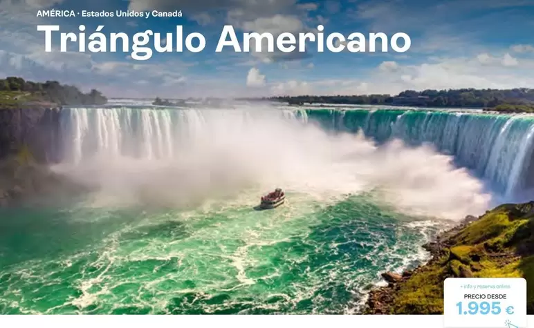 Oferta de Triángulo Americano por 1995€ en Tui Travel PLC