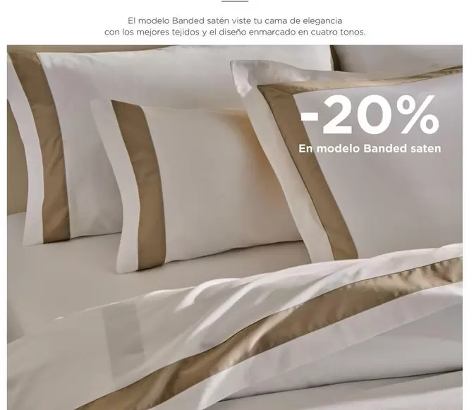 Oferta de En Modelo Banded Saten en El Corte Inglés