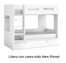 Oferta de Nido - Litera Con Cama  New Planet en El Corte Inglés