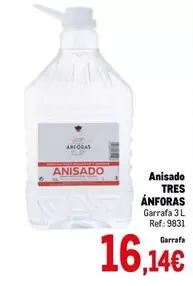 Oferta de Tres Anforas - Anisado por 16,14€ en Makro