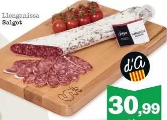 Oferta de Salgot - Llonganissa por 30,99€ en Sorli