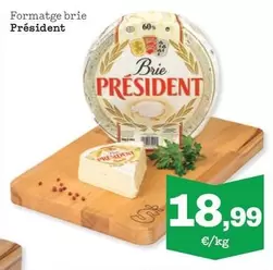 Oferta de Président - Formatge Brie por 18,99€ en Sorli