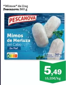 Oferta de Pescanova - "Mimos" De Lluç por 5,49€ en Sorli