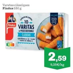 Oferta de Findus - Varetes Clàssiques por 2,59€ en Sorli