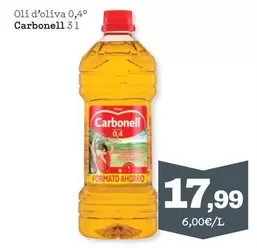 Oferta de Carbonell - Oli D'oliva  por 17,99€ en Sorli