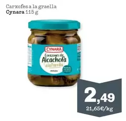 Oferta de Cynara - Carxofes A La Graella por 2,49€ en Sorli