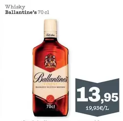 Oferta de Ballantine's - Whisky por 13,95€ en Sorli