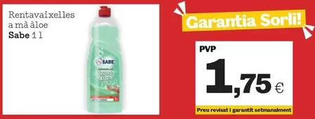 Oferta de Sabe - Rentavaixelles A Ma Alone por 1,75€ en Sorli