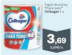 Oferta de Colhogar - Paper De Cuina "Para Todo" por 3,69€ en Sorli