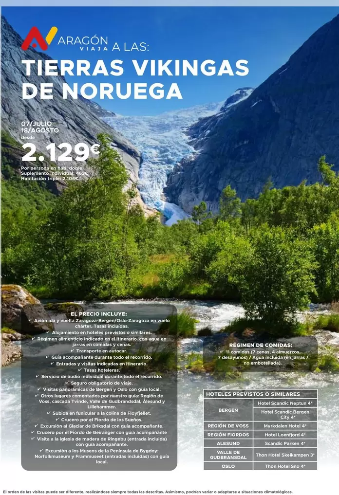 Oferta de Bergen - Tireras Vikingas De Noruega por 2129€ en Halcón Viajes