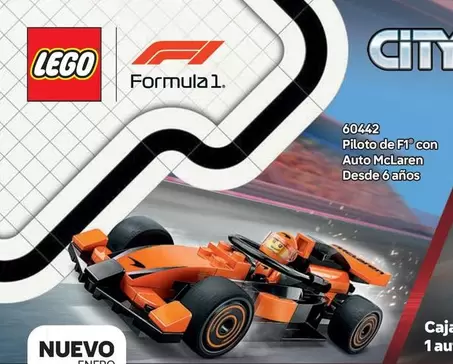 Oferta de LEGO - 60442 Piloto De F1 Con Auto McLaren en LEGO