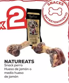 Oferta de Natureats - Snack Perro Hueso De Jamon O Medio Hueso De Jamon en Kiwoko