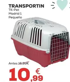 Oferta de Tk-Pet - Transportin por 10,99€ en Kiwoko