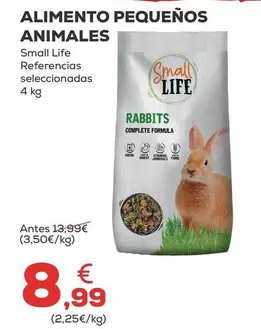 Oferta de Small Life - Alimento Pequenos Animales por 8,99€ en Kiwoko