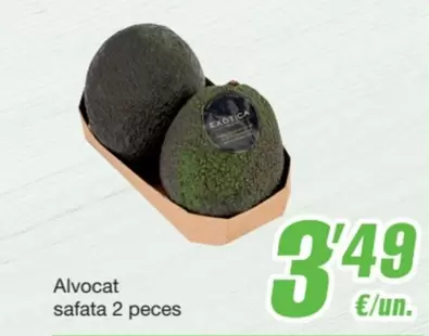 Oferta de Exótica - Alvocat Safata 2 Peces por 3,49€ en SPAR Fragadis