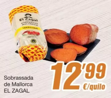 Oferta de El Zagal - Sobrassada De Mallorca por 12,99€ en SPAR Fragadis