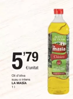 Oferta de La Masía - Oli D'oliva Suau O Intens por 5,79€ en SPAR Fragadis