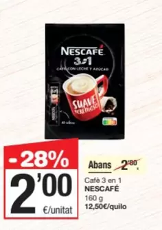 Oferta de Nescafé - Caffè 3 En 1 en SPAR Fragadis