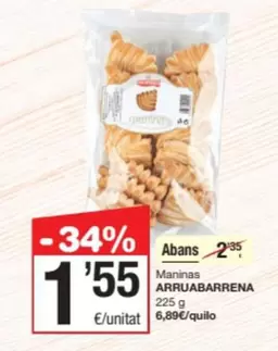 Oferta de Arruabarrena - Maninas por 1,55€ en SPAR Fragadis