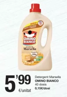 Oferta de Omino Bianco - Detergent Marsella por 5,99€ en SPAR Fragadis