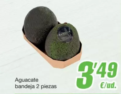 Oferta de Exótica - Aguacate Bandeja 2 Piezas por 3,49€ en SPAR Fragadis